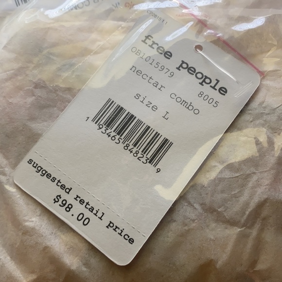 Free People GOA Embroidered Halter Tank NWT $98 - Picture 6 of 6